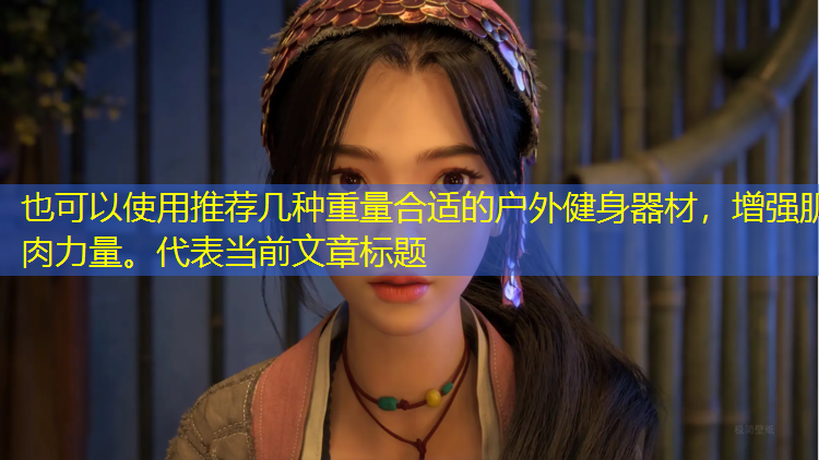 推荐几种重量合适的户外健身器材，增强肌肉力量。